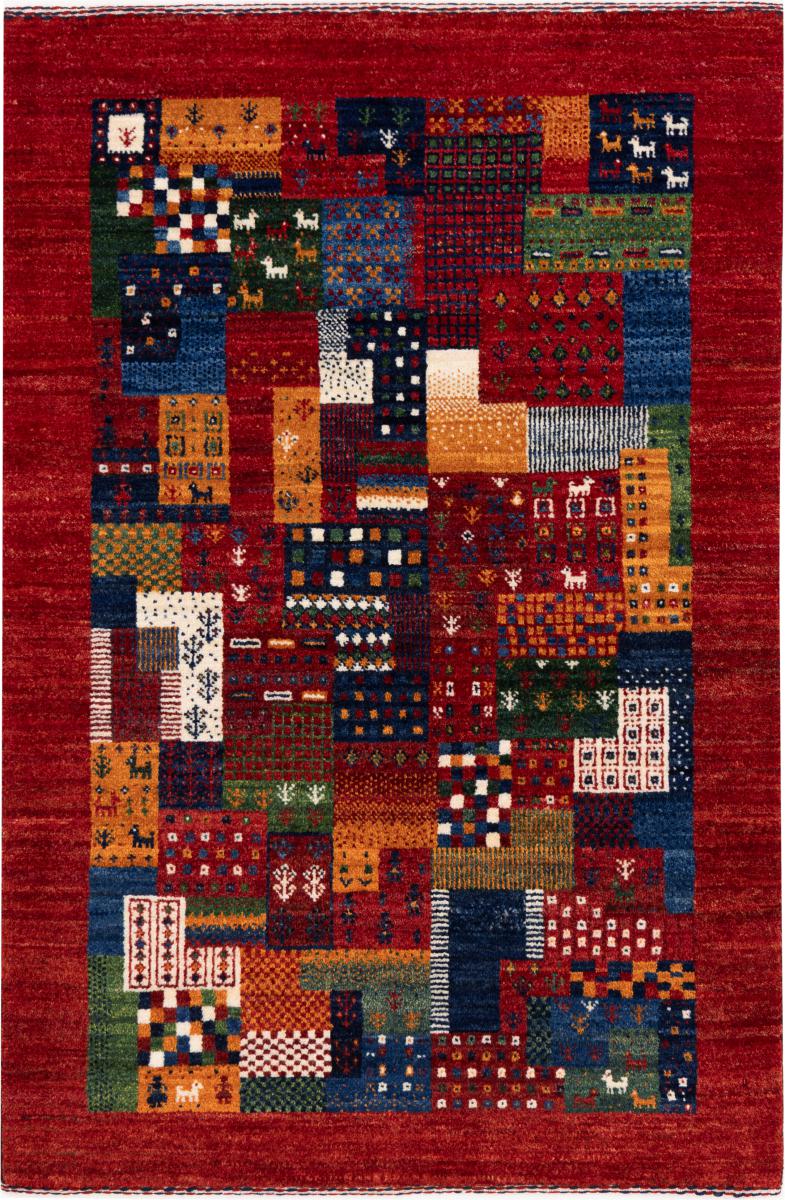 Perzisch tapijt Perzisch Gabbeh Loribaft Nowbaft 128x83 128x83, Perzisch tapijt Handgeknoopte