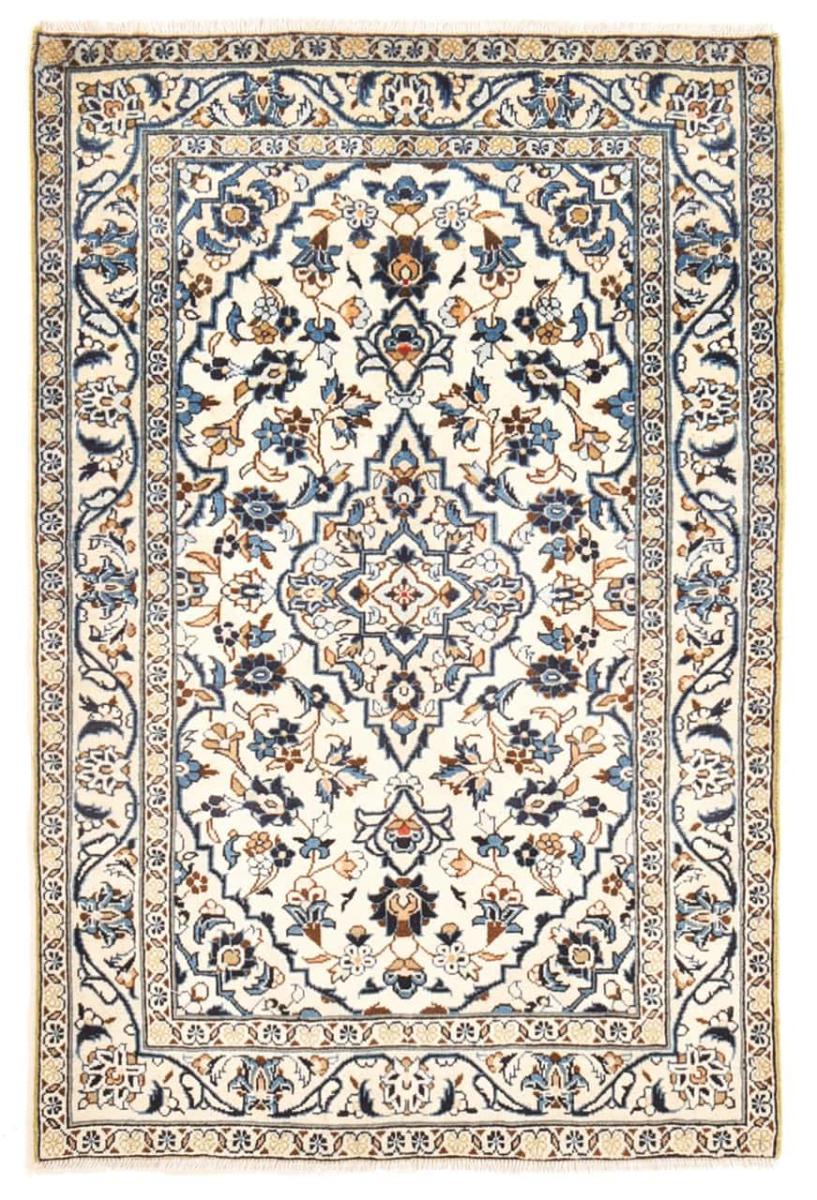 Persian Rug Keshan 4'11"x3'3" 4'11"x3'3", Persian Rug Knotted by hand