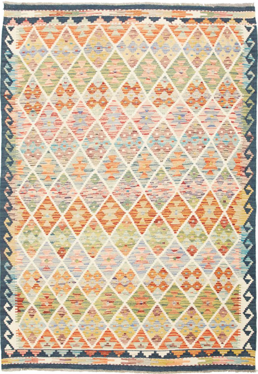 Afghansk teppe Kelim  Afghan 183x131 183x131, Persisk teppe Handwoven 