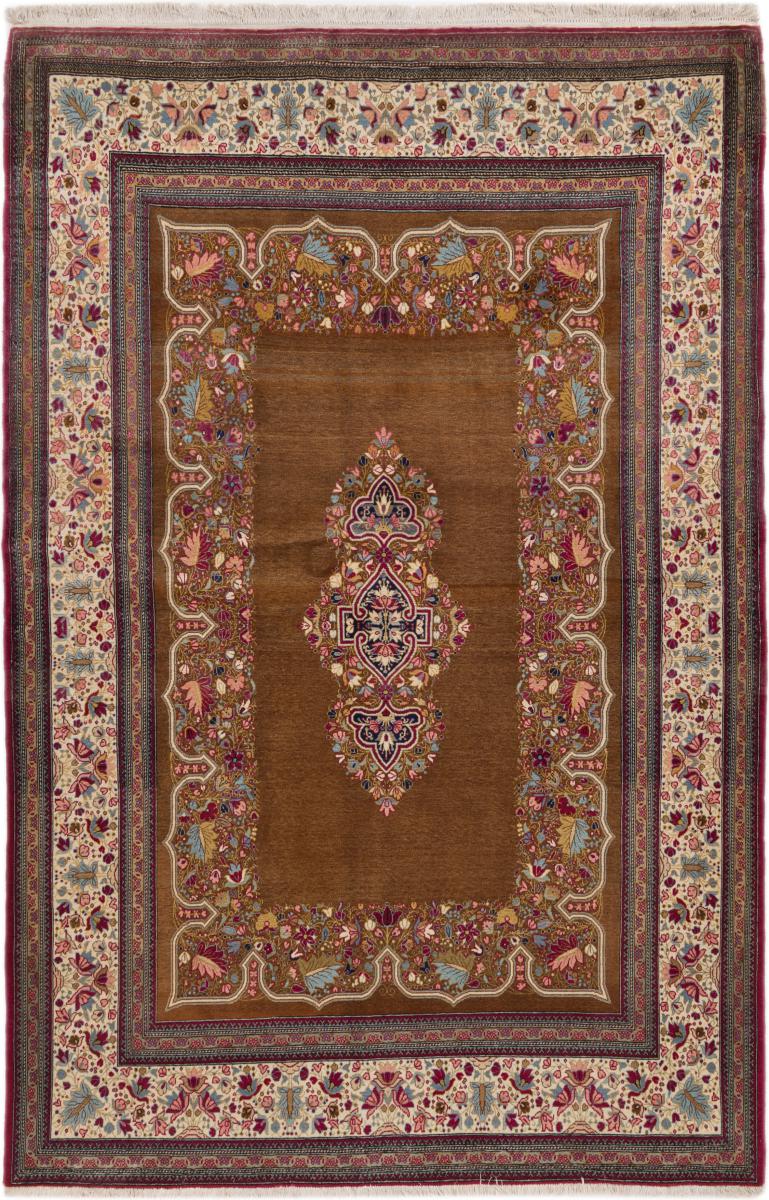 Alfombra persa Ghom Kork Vieja 212x138 212x138, Alfombra persa Anudado a mano