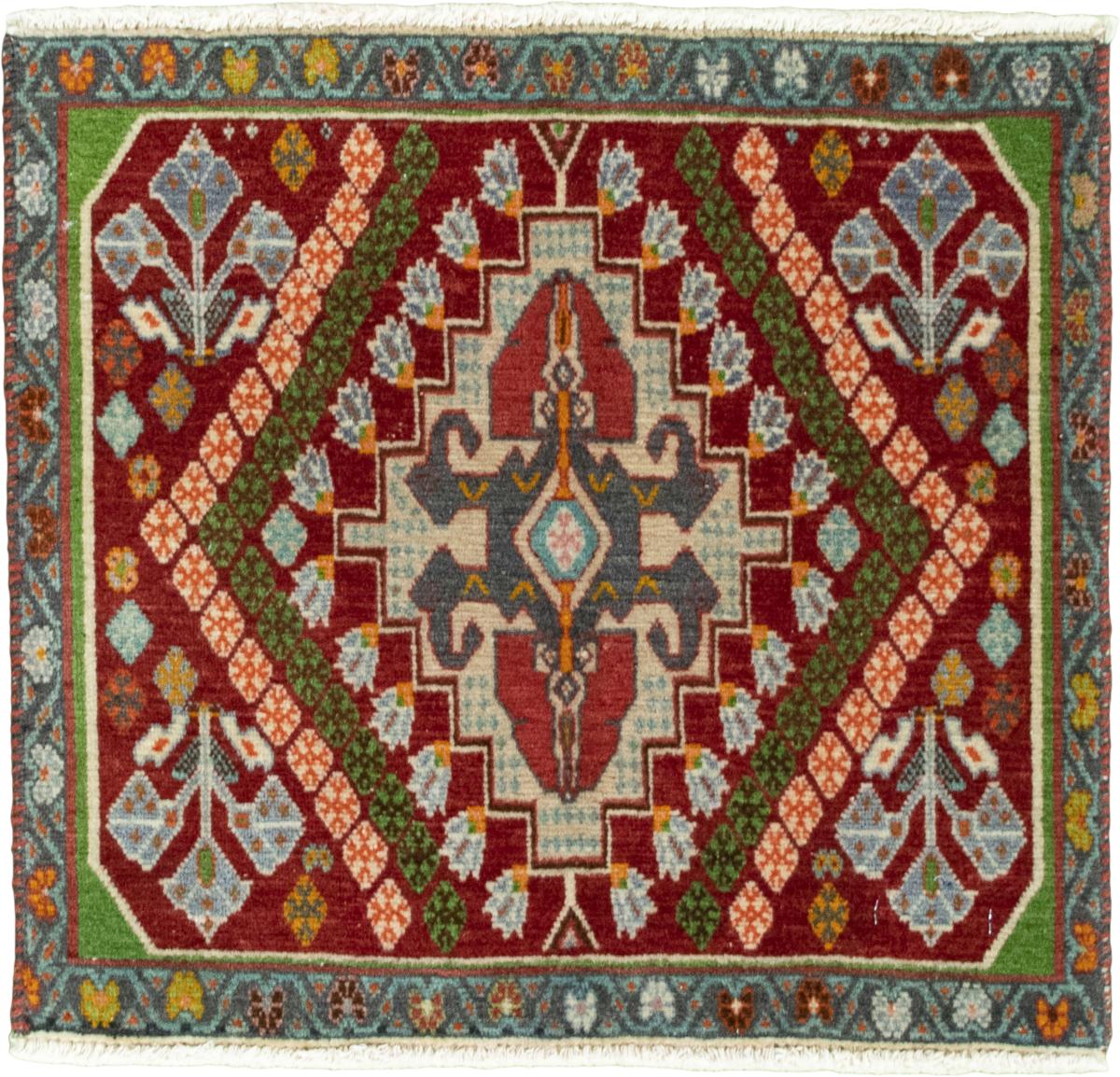Persian Rug Shiraz 51x55 51x55, Persian Rug Knotted by hand