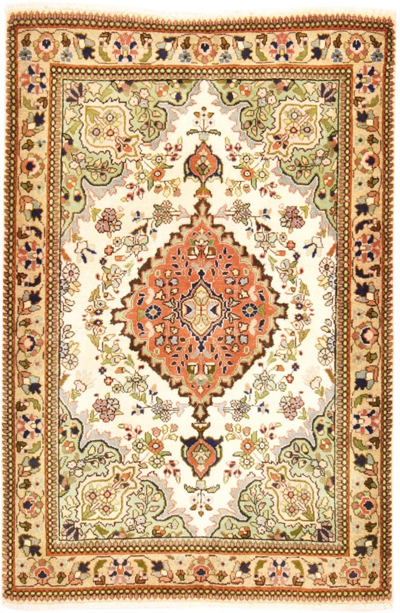 Tapete persa Tabriz Tabatabai 5'3"x3'6" 5'3"x3'6", Tapete persa Atado à mão