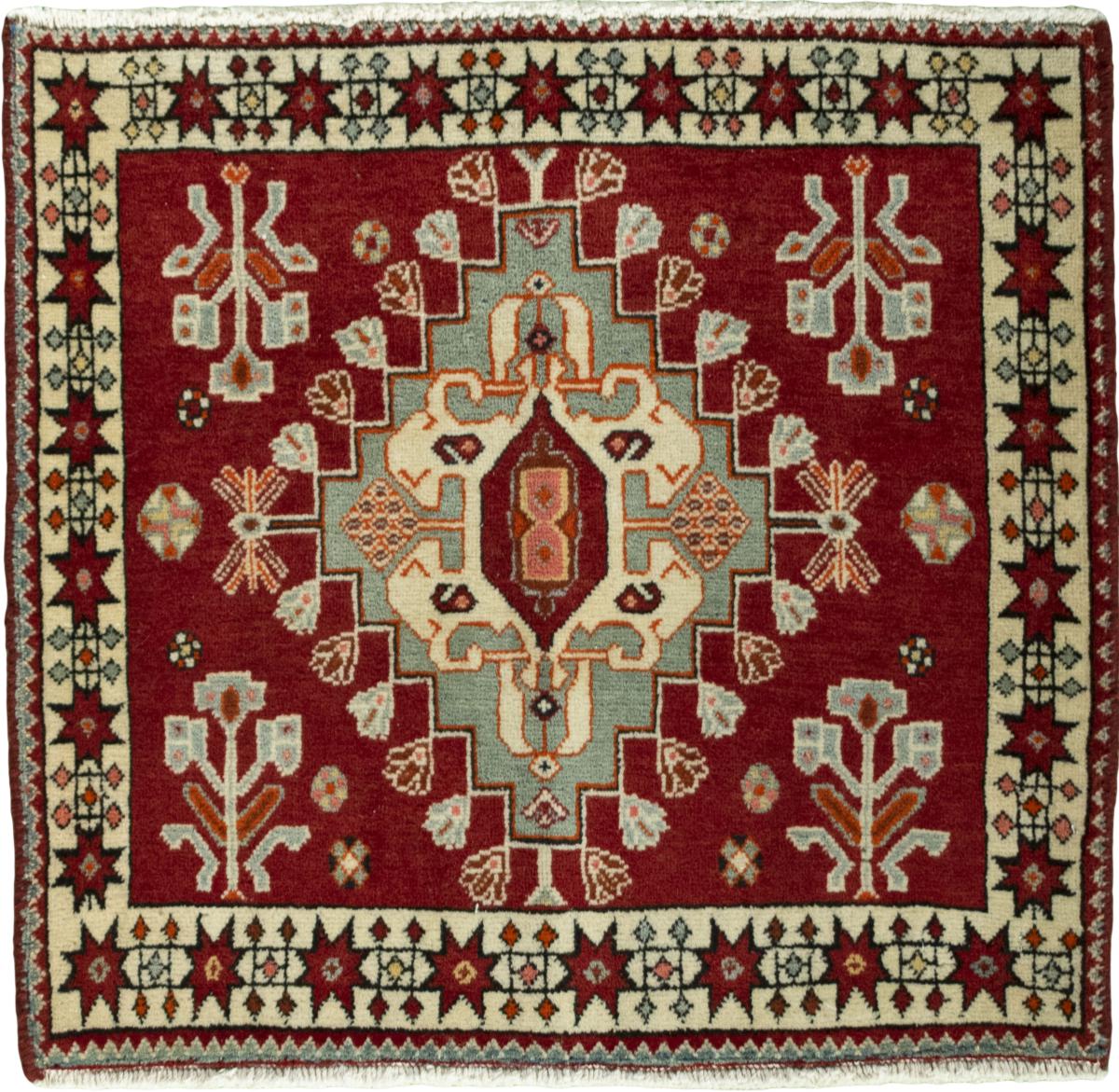 Persialainen matto Shiraz 64x69 64x69, Persialainen matto Solmittu käsin