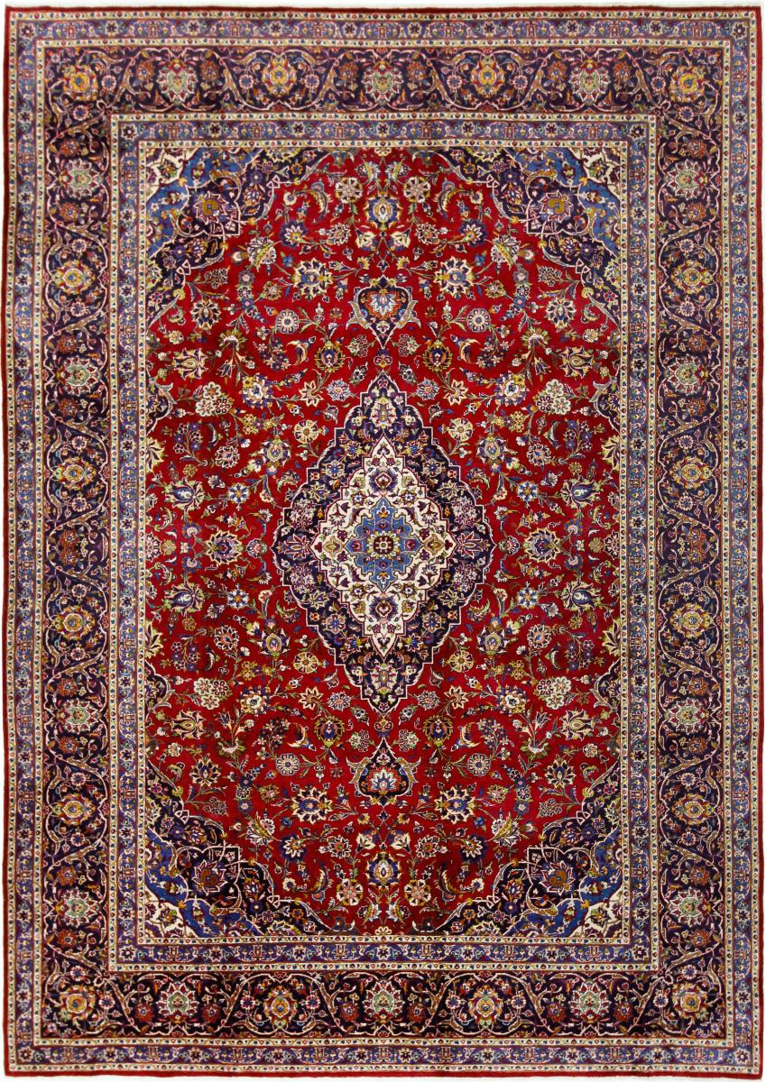 Tapete persa Keshan 389x281 389x281, Tapete persa Atado à mão