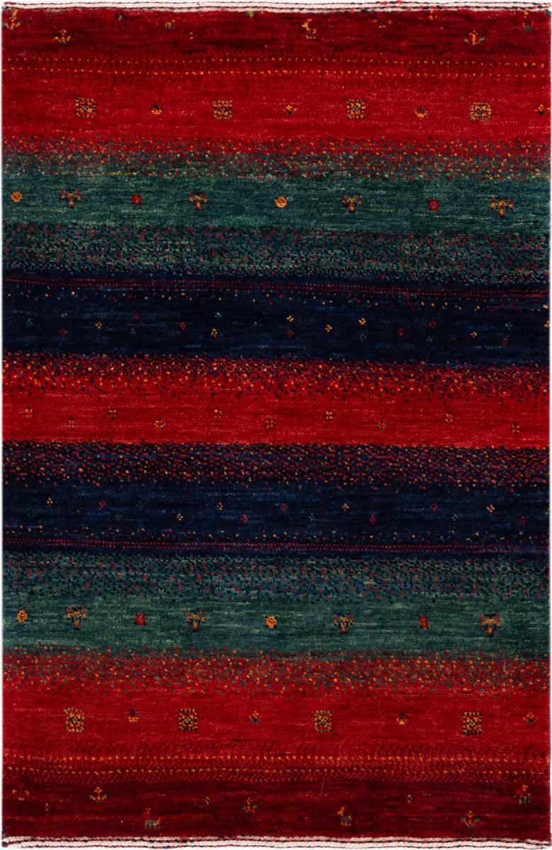 Tapis persan Persan Gabbeh Loribaft Essence 96x64 96x64, Tapis persan Noué à la main