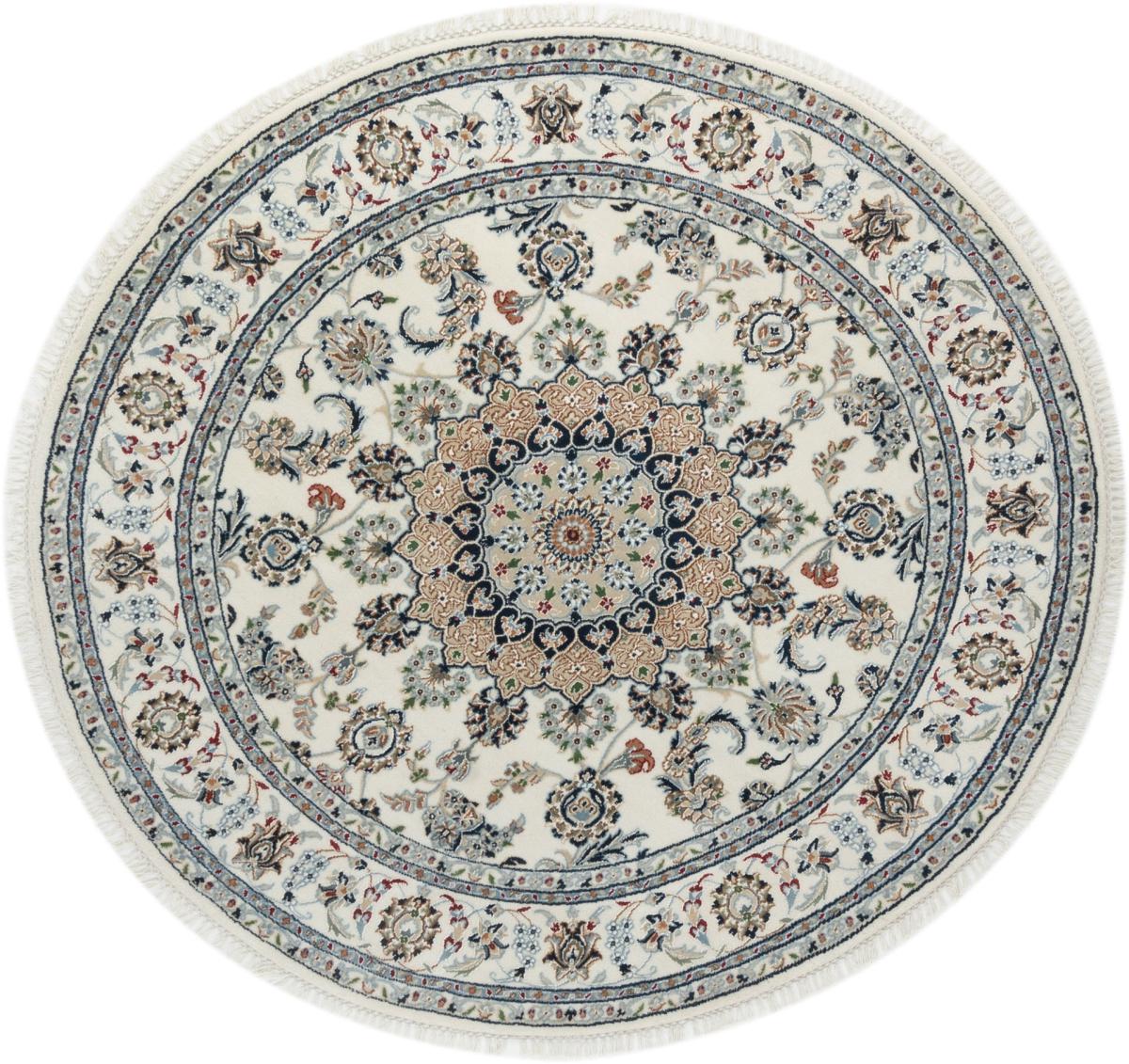 Indiaas tapijt Indo Nain 189x191 189x191, Perzisch tapijt Handgeknoopte
