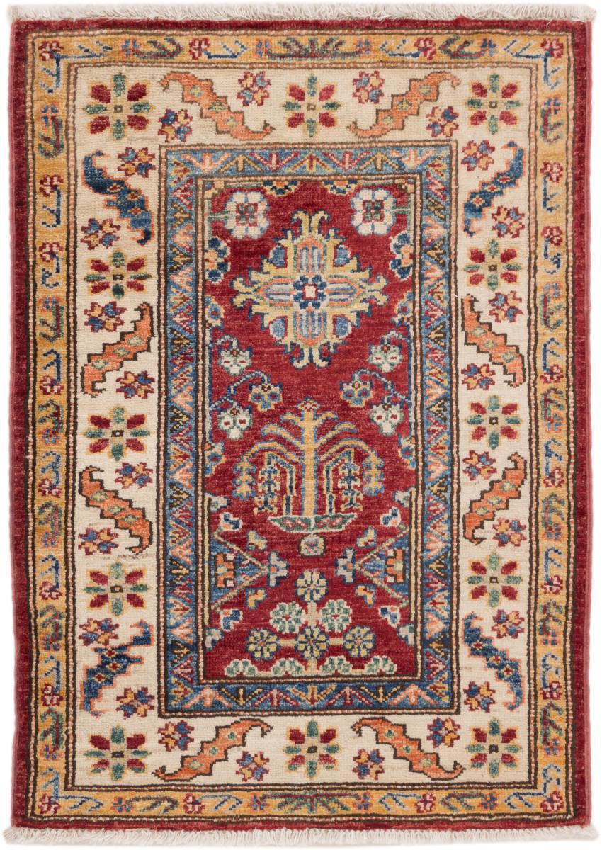 Afghan rug Super Kazak 88x63 88x63, Persian Rug Knotted by hand