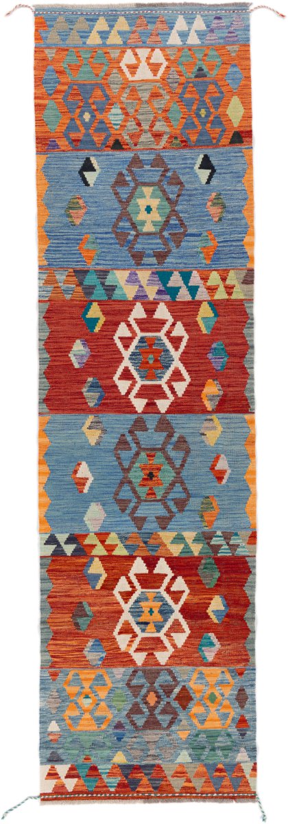 Afgański dywan Kilim Afghan 296x80 296x80, Dywan perski Ręcznie tkany