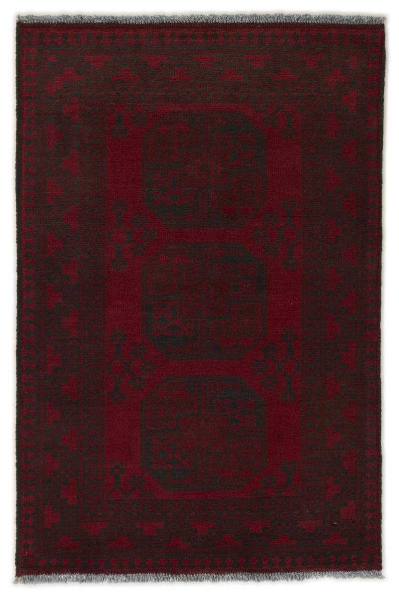 Afghansk tæppe Afghan Akhche 122x82 122x82, Persisk tæppe Knyttet i hånden