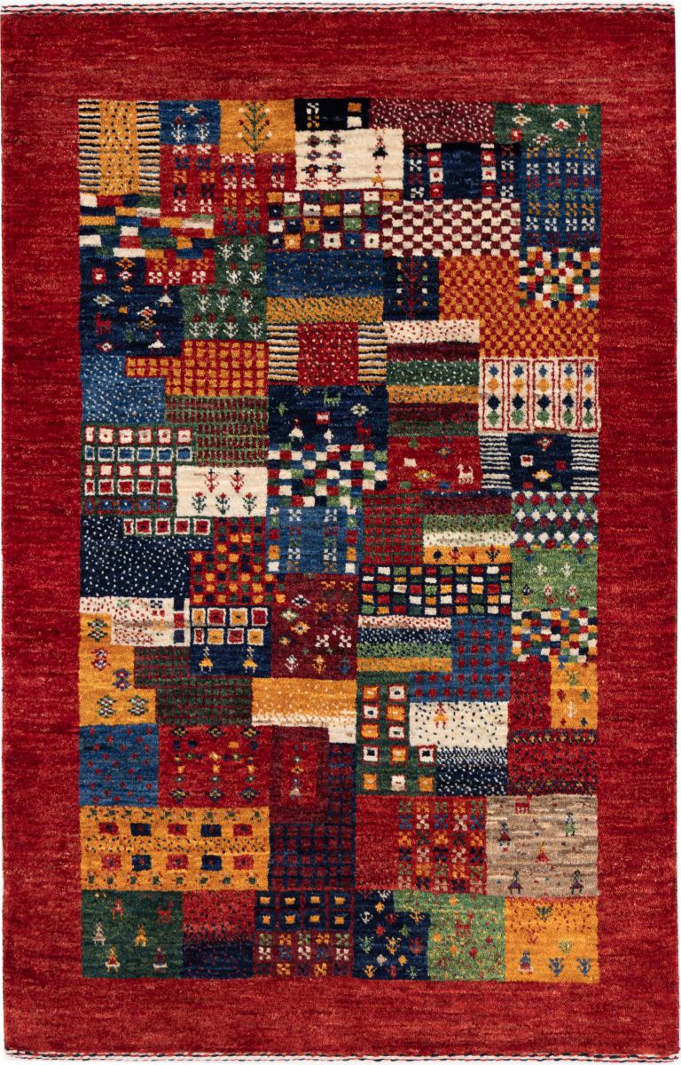 Perzisch tapijt Perzisch Gabbeh Loribaft Nowbaft 129x82 129x82, Perzisch tapijt Handgeknoopte