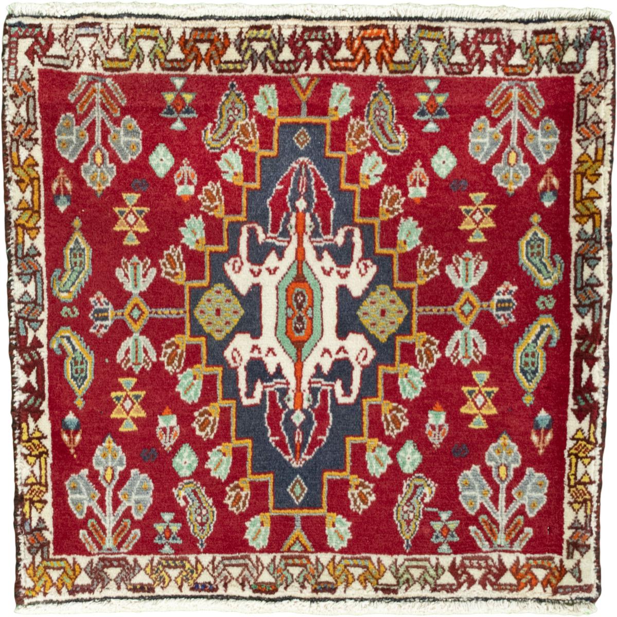 Persian Rug Shiraz 61x63 61x63, Persian Rug Knotted by hand