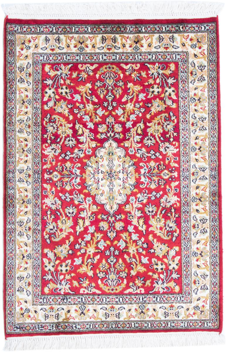 Tappeto indiano Cachemire di Seta 88x61 88x61, Tappeto persiano Annodato a mano