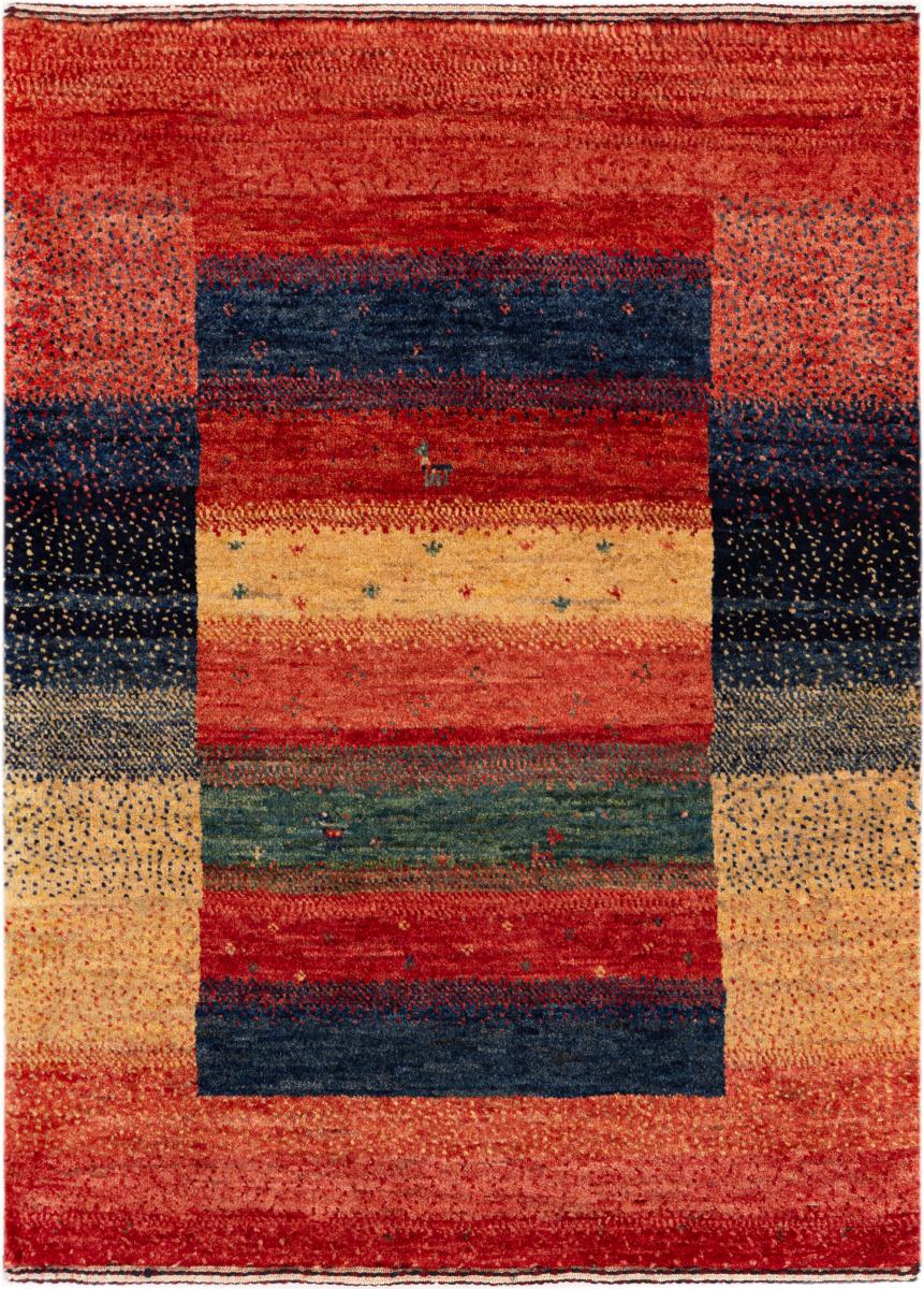 Tappeto persiano Persiano Gabbeh Loribaft Essence 86x64 86x64, Tappeto persiano Annodato a mano