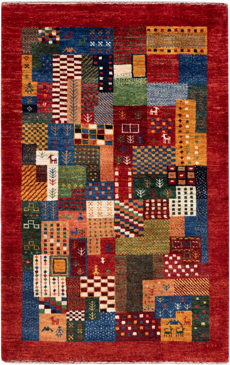 Perzisch tapijt Perzisch Gabbeh Loribaft Nowbaft 132x84 132x84, Perzisch tapijt Handgeknoopte