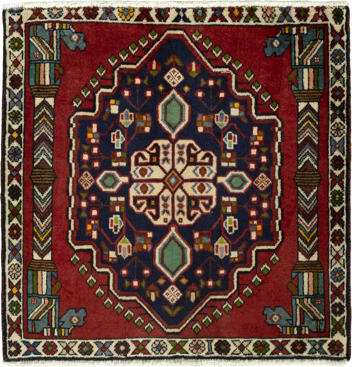 Perserteppich Shiraz 73x71 73x71, Perserteppich Handgeknüpft