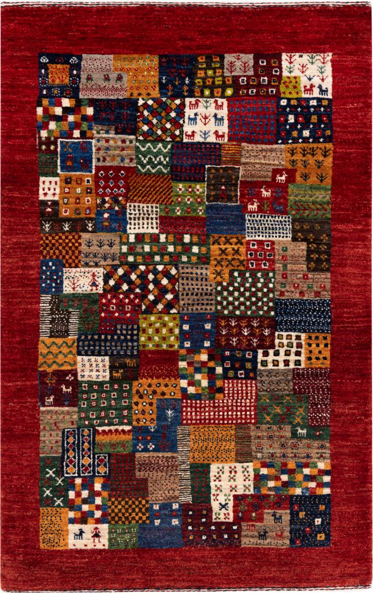 Perzisch tapijt Perzisch Gabbeh Loribaft Nowbaft 129x82 129x82, Perzisch tapijt Handgeknoopte