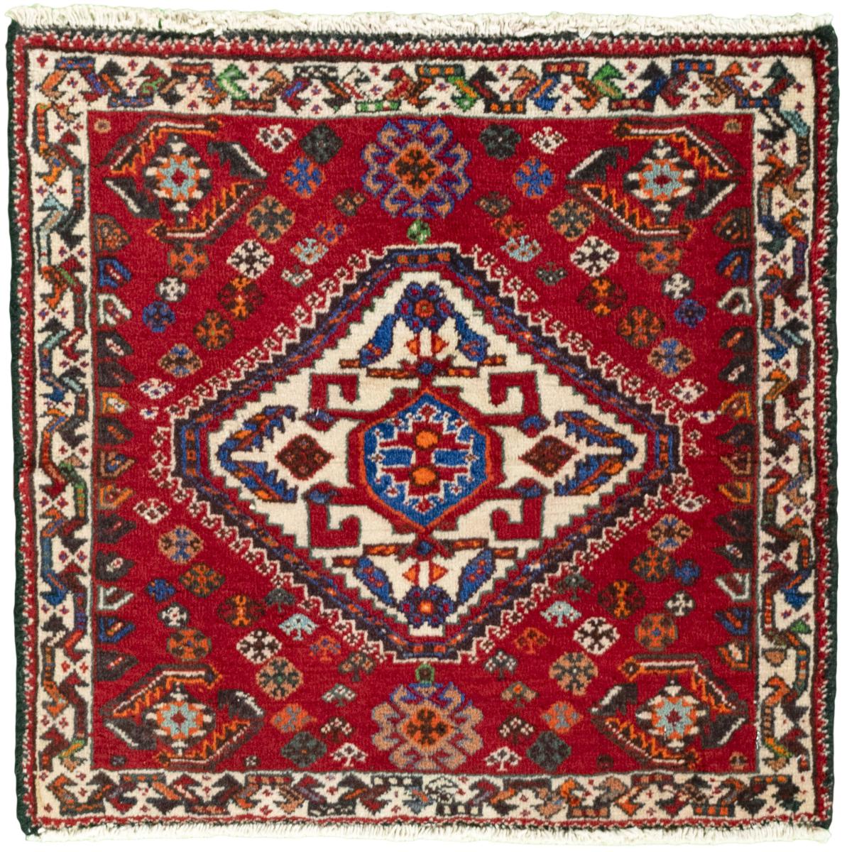 Persian Rug Shiraz 57x58 57x58, Persian Rug Knotted by hand