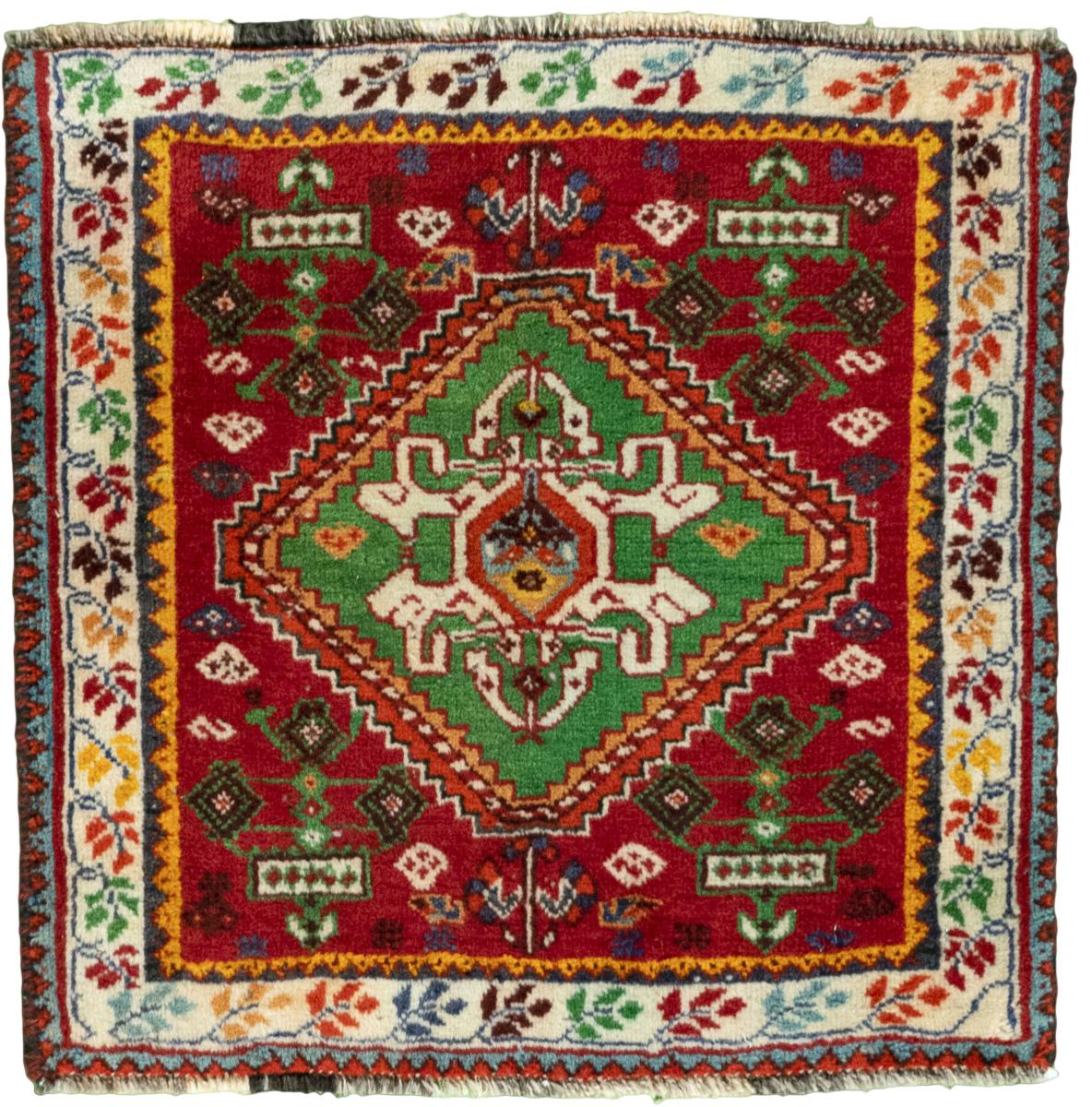 Perzisch tapijt Shiraz 56x55 56x55, Perzisch tapijt Handgeknoopte
