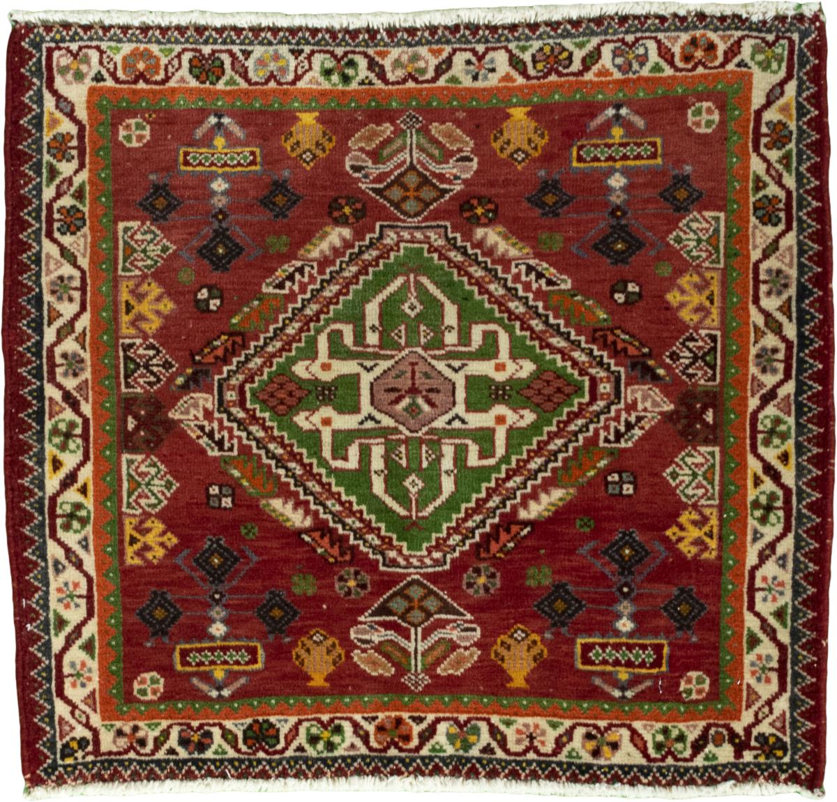 Persian Rug Shiraz 52x61 52x61, Persian Rug Knotted by hand