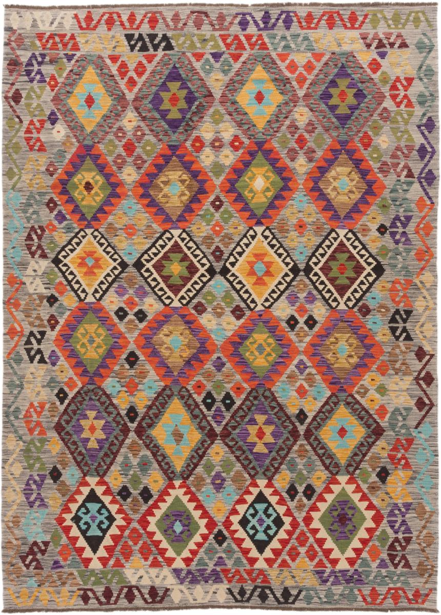 Tapete afegão Kilim Afegão 287x207 287x207, Tapete persa Tecido à mão