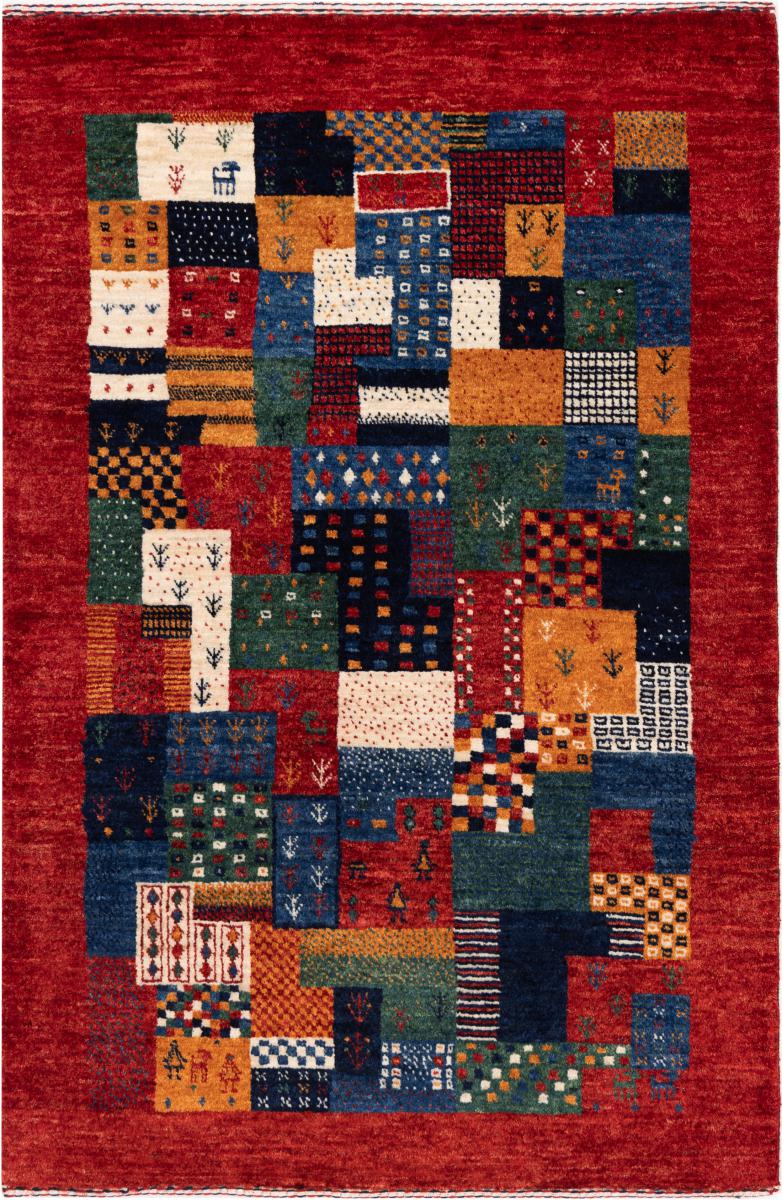 Perzisch tapijt Perzisch Gabbeh Loribaft Nowbaft 126x81 126x81, Perzisch tapijt Handgeknoopte