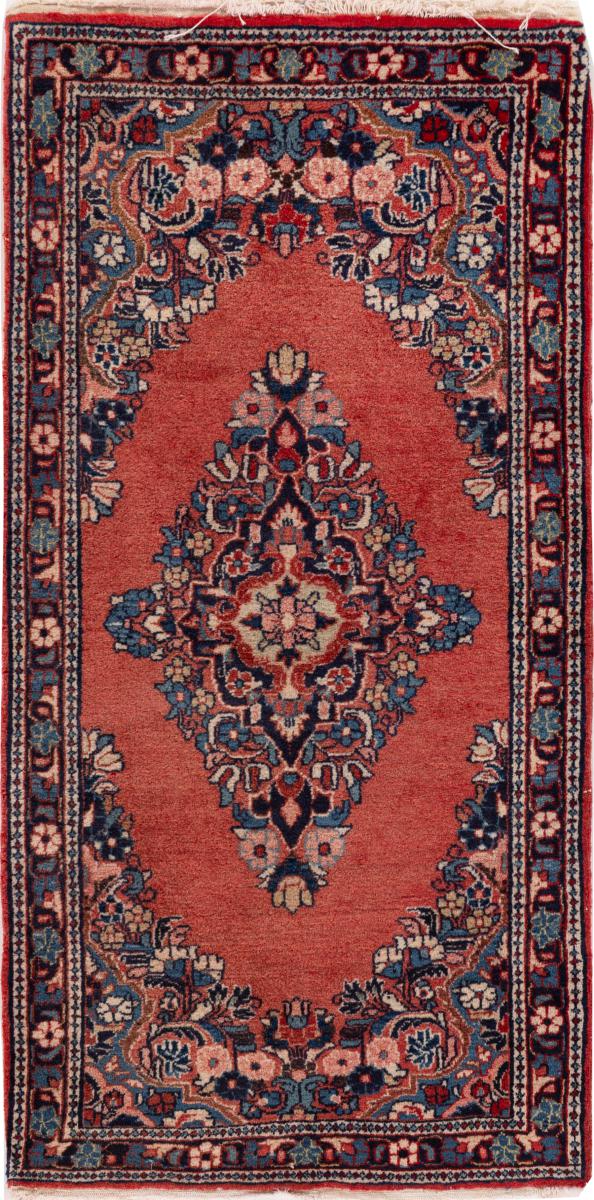 Tapis persan Sarough 127x63 127x63, Tapis persan Noué à la main