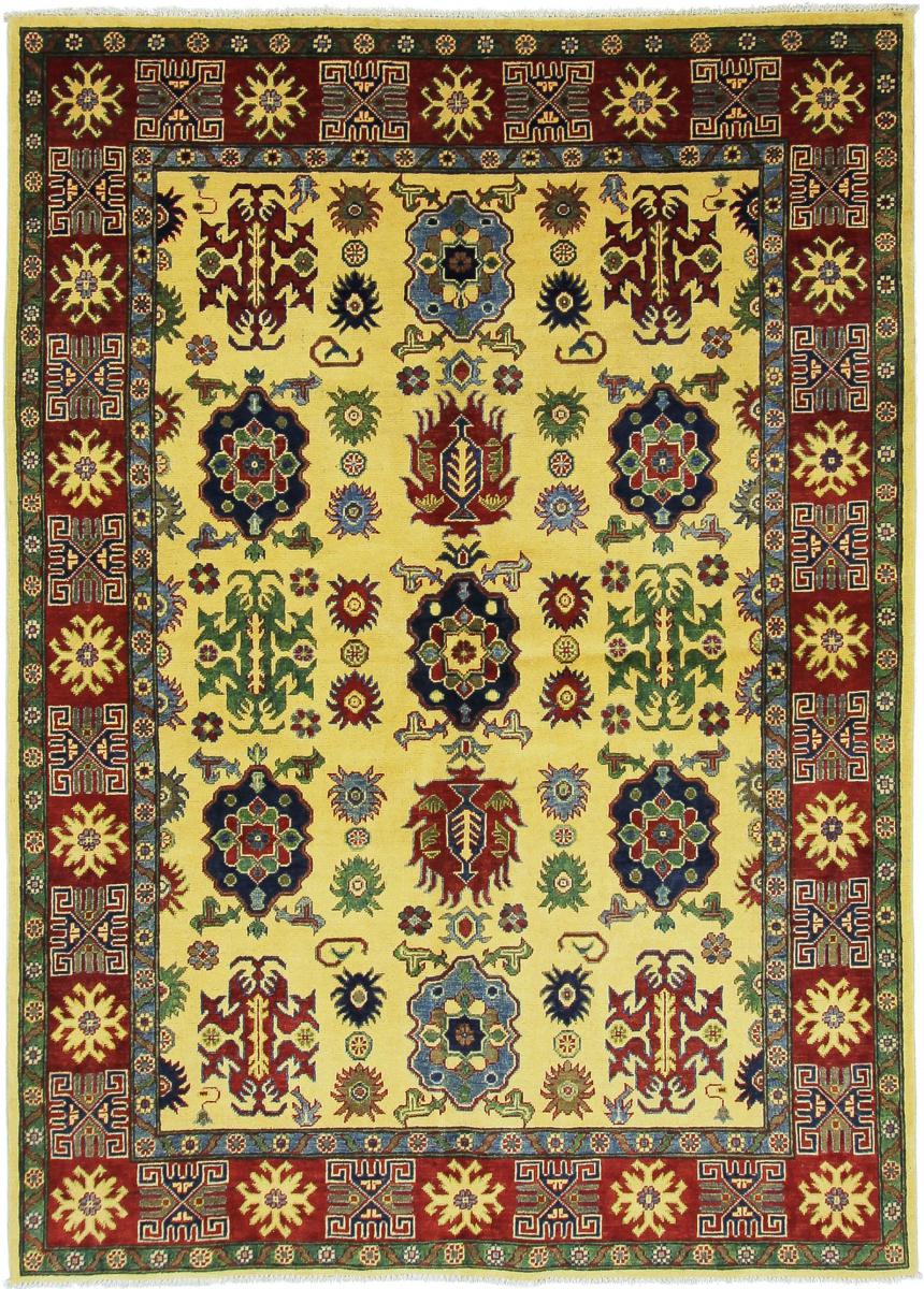 Afghan rug Kazak 7'9"x5'8" 7'9"x5'8", Persian Rug Knotted by hand