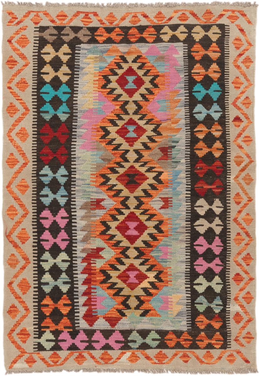 Tapete afegão Kilim Afegão 144x100 144x100, Tapete persa Tecido à mão