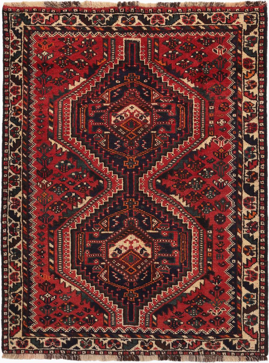 Tapete persa Shiraz 153x114 153x114, Tapete persa Atado à mão