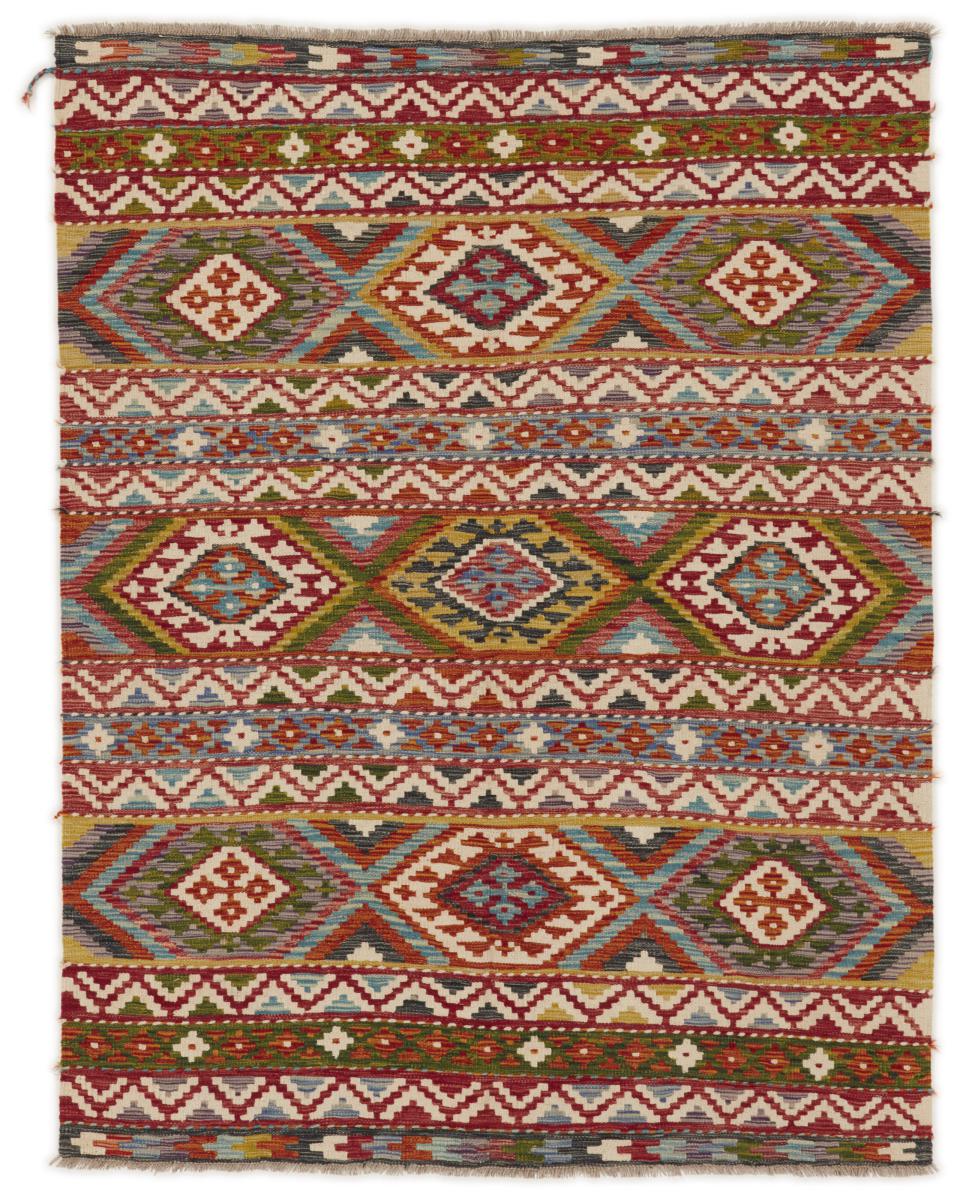 Pakistaans tapijt Kilim Afghan 201x156 201x156, Perzisch tapijt Handgeweven