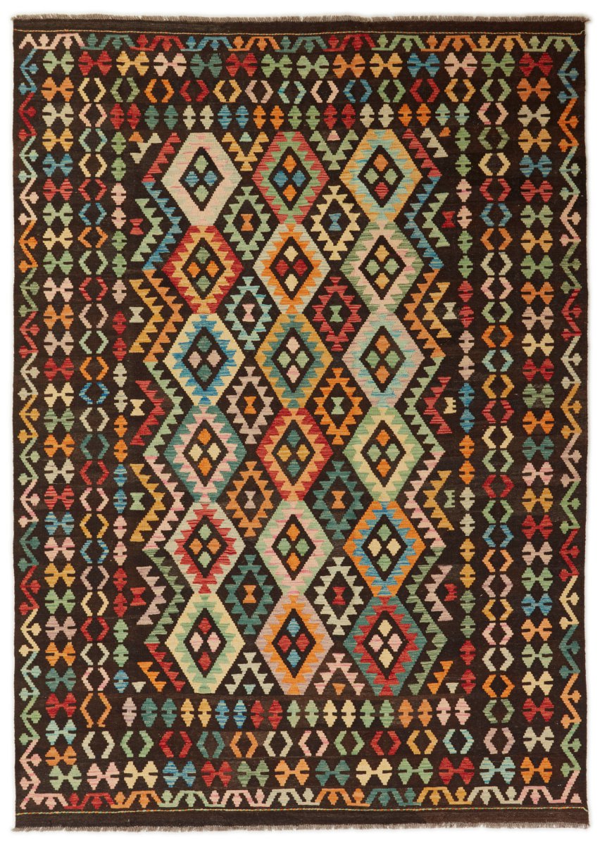 Tapis afghan Kilim Afghan 292x207 292x207, Tapis persan Tissé à la main