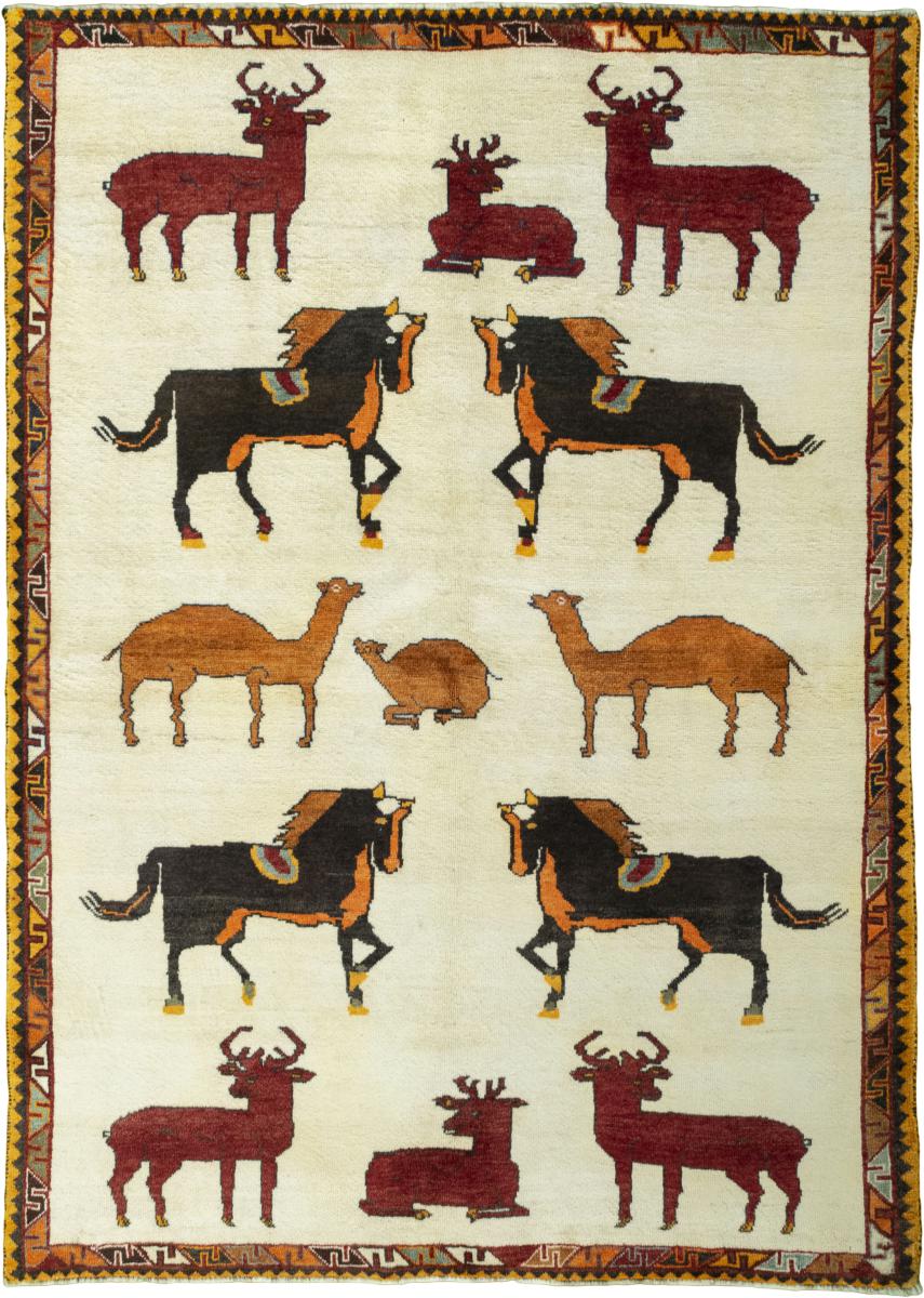 Perzisch tapijt Perzisch Gabbeh Ghashghai 216x156 216x156, Perzisch tapijt Handgeknoopte