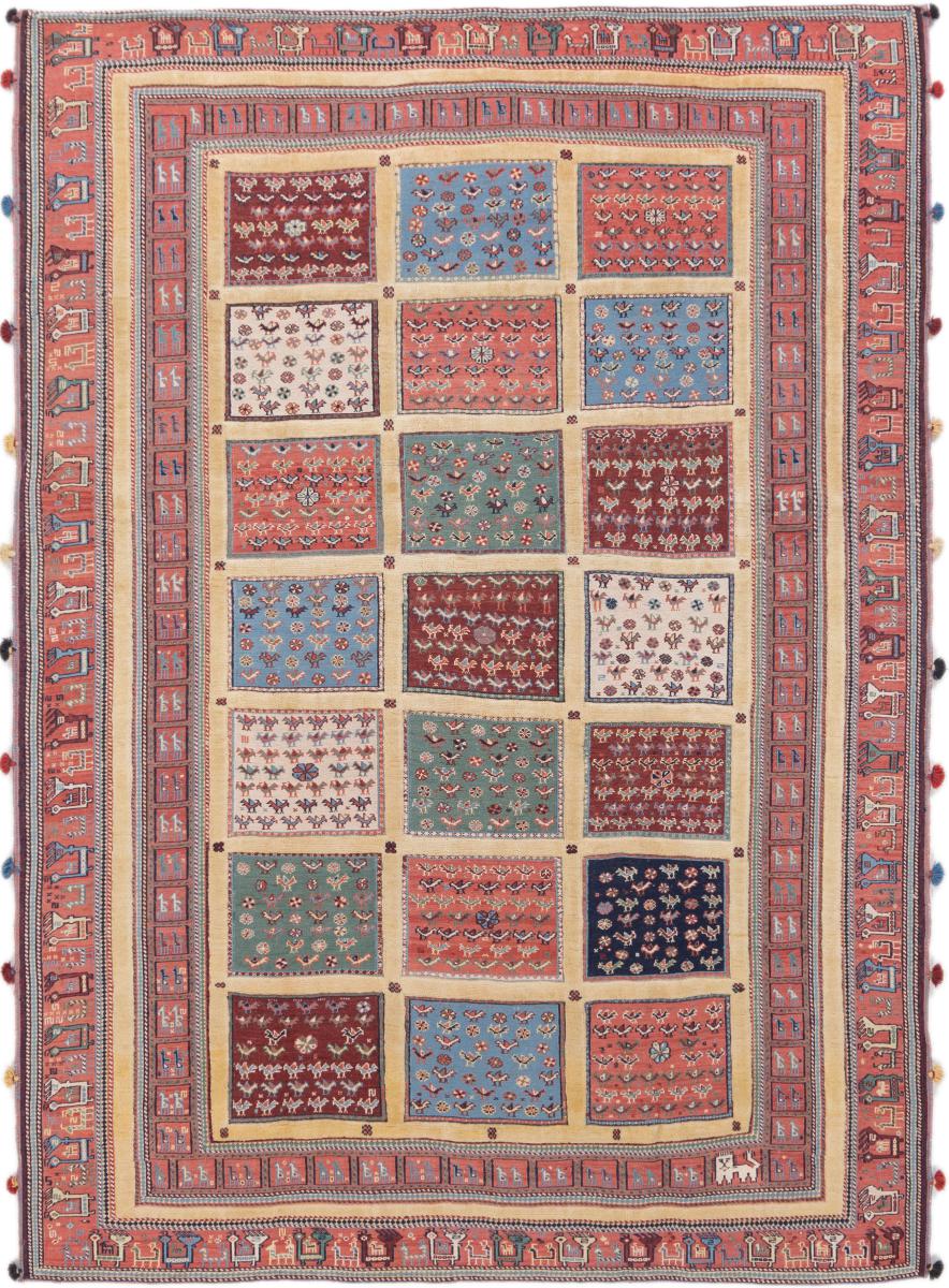 Tapis persan Nimbaft Z 253x180 253x180, Tapis persan Noué à la main