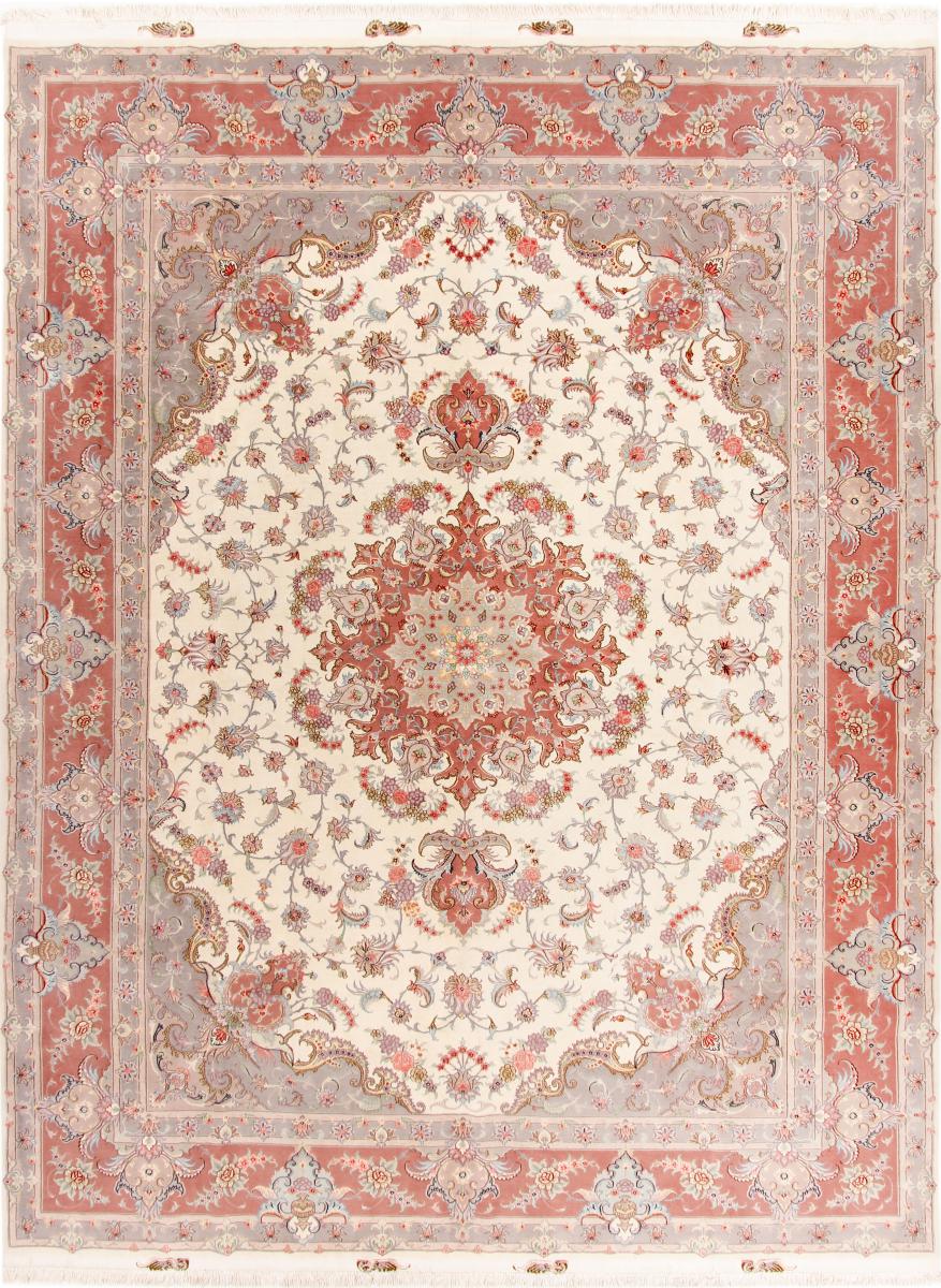 Tapete persa Tabriz Fio de Seda 401x303 401x303, Tapete persa Atado à mão