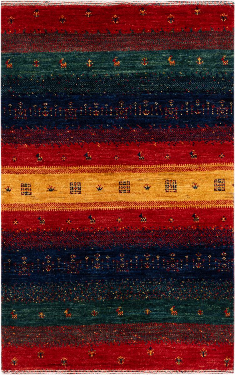 Tappeto persiano Persiano Gabbeh Loribaft Essence 96x61 96x61, Tappeto persiano Annodato a mano