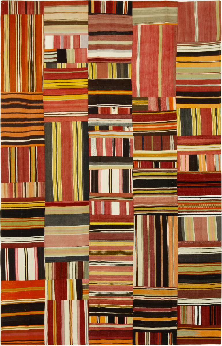 Tapis persan Patchwork 324x209 324x209, Tapis persan Noué à la main