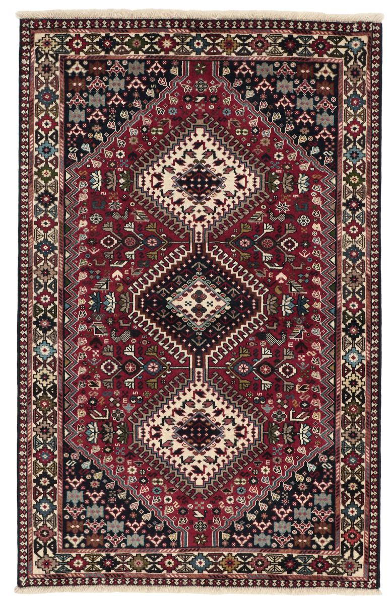 Tapis persan Yalameh 153x102 153x102, Tapis persan Noué à la main