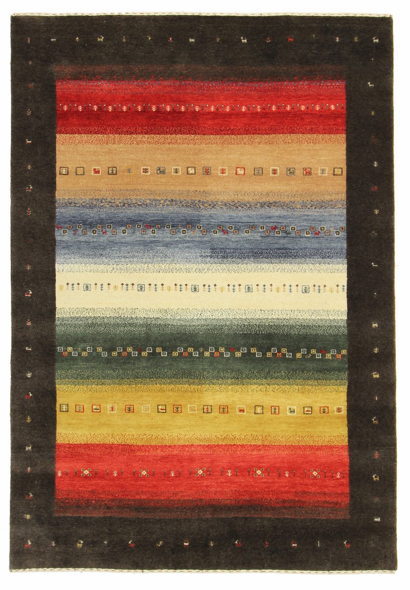 Indisk tæppe Gabbeh Loribaft 240x169 240x169, Persisk tæppe Knyttet i hånden