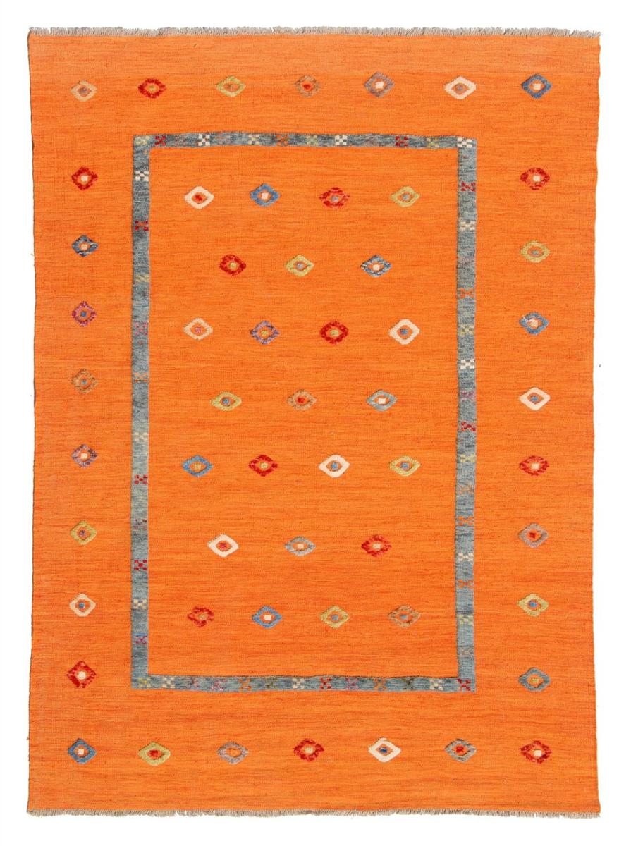 Alfombra afgana Kilim Afghan Nimbaft Edition 238x175 238x175, Alfombra persa Tejido a mano