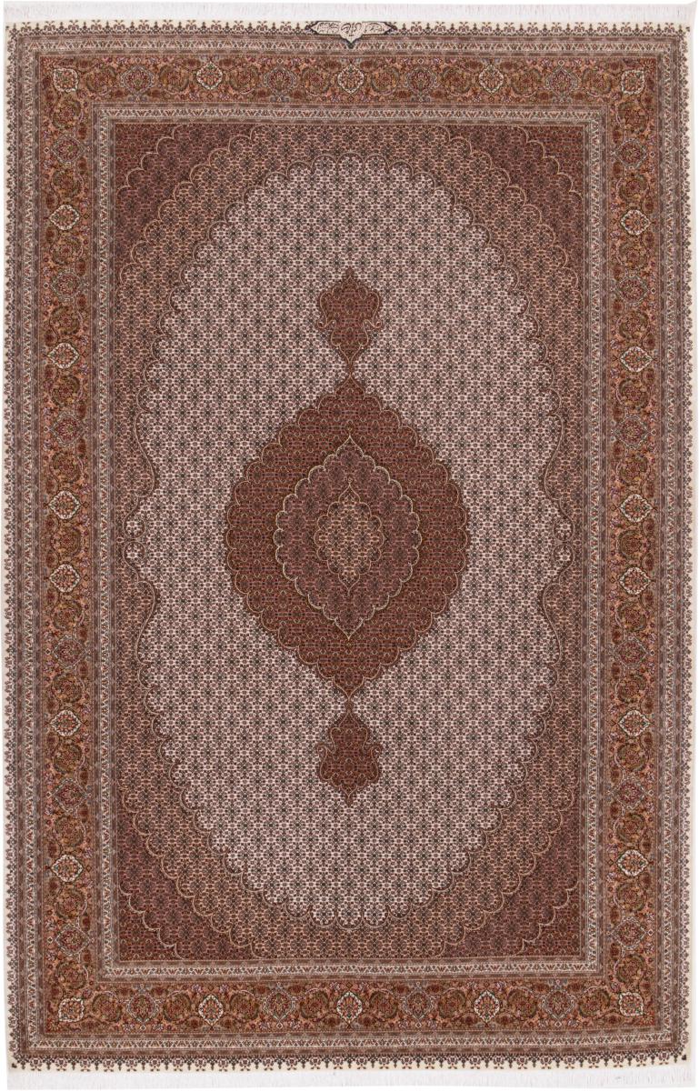 Alfombra persa Tabriz 50Raj 301x197 301x197, Alfombra persa Anudado a mano