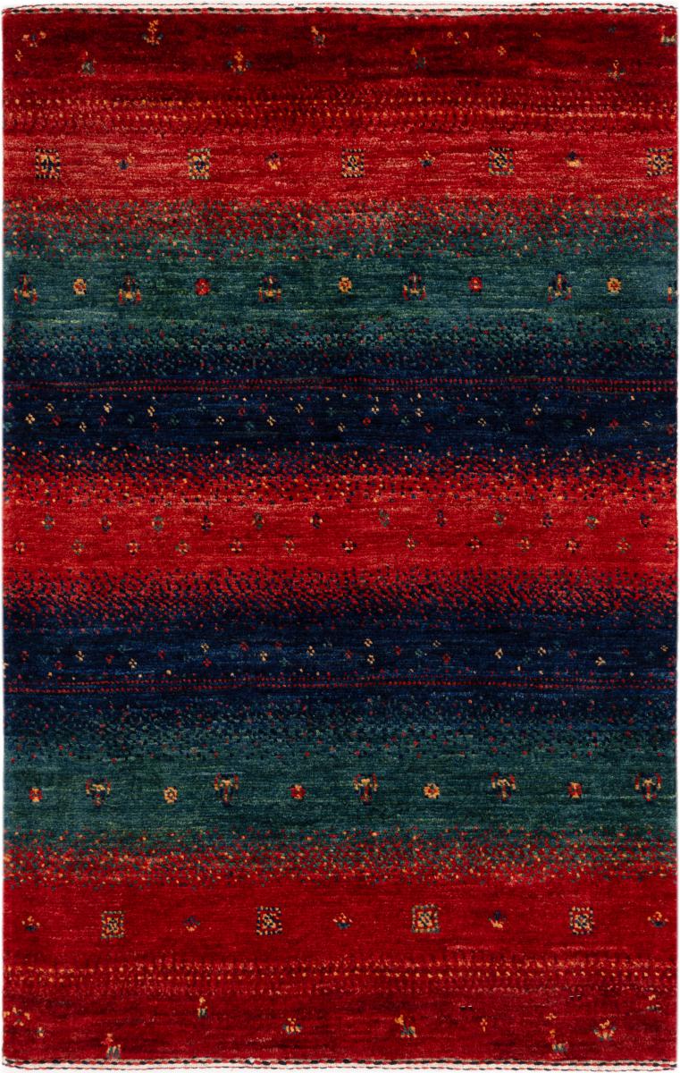Tapis persan Persan Gabbeh Loribaft Essence 94x60 94x60, Tapis persan Noué à la main