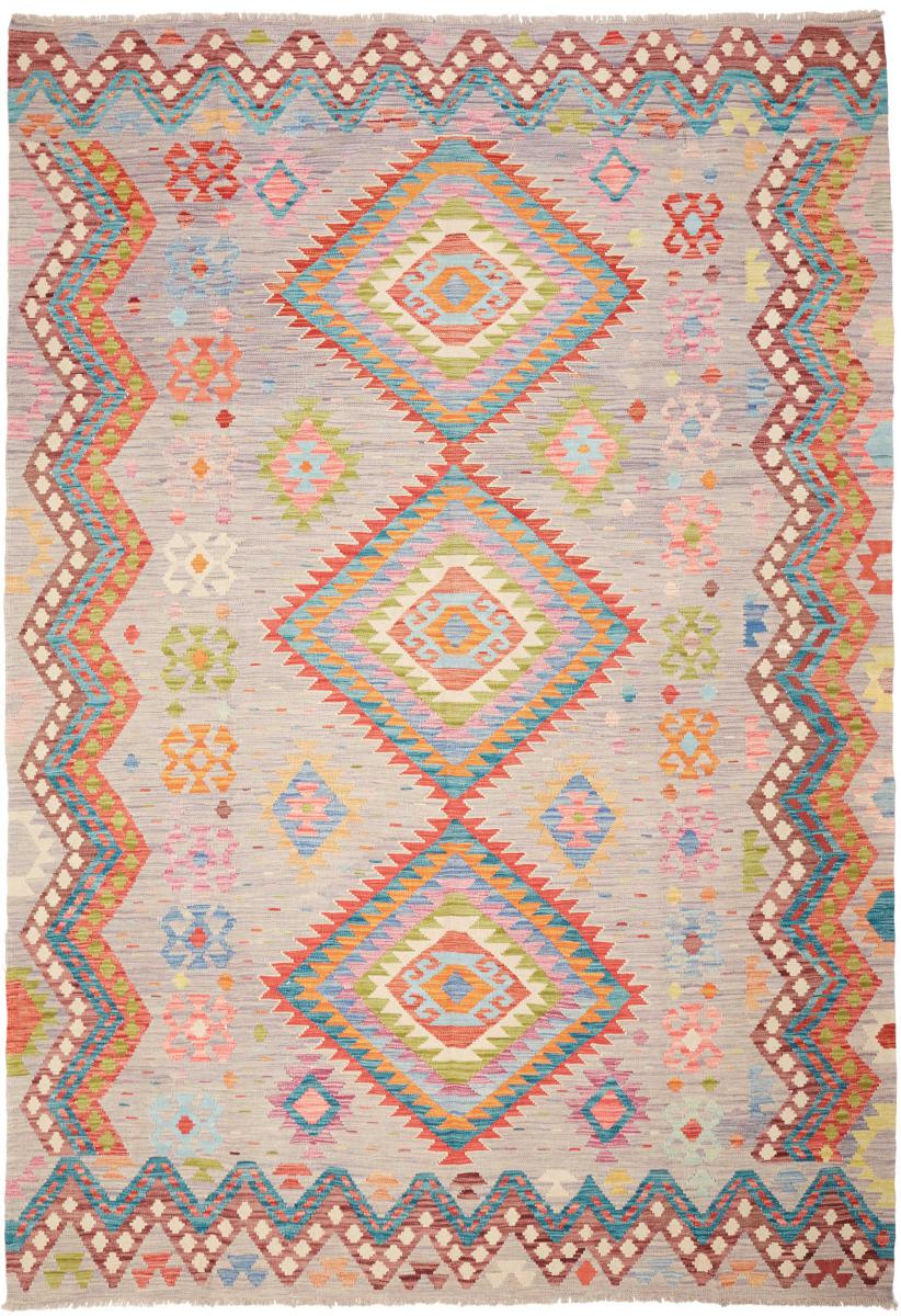 Tapis afghan Kilim Afghan 292x199 292x199, Tapis persan Tissé à la main