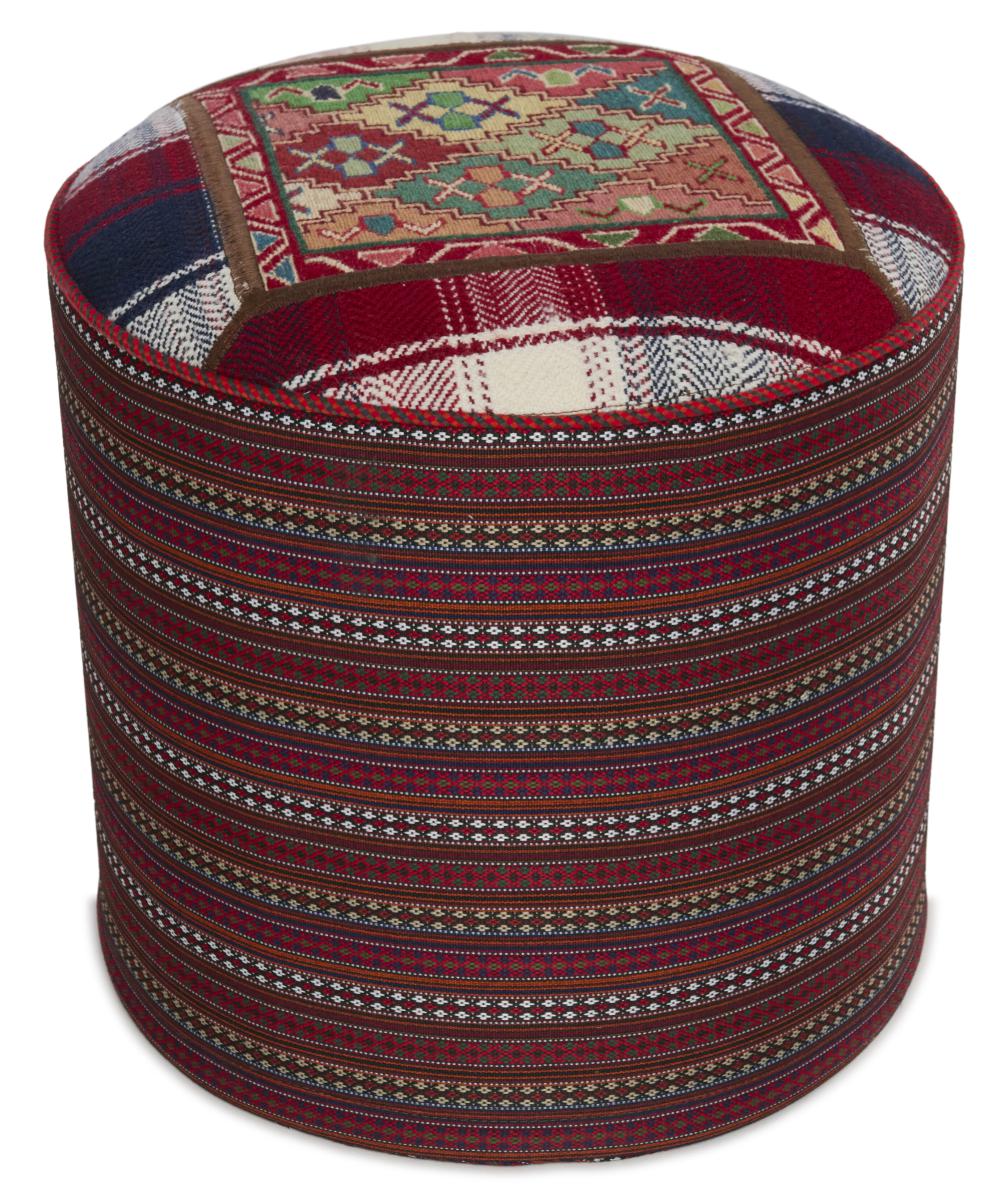 Περσικό χαλί Κιλίμ Hocker 51x51 51x51, Περσικό χαλί Χειροποίητη ύφανση