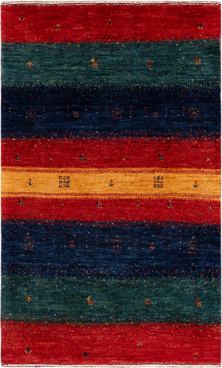 Tappeto persiano Persiano Gabbeh Loribaft Essence 96x57 96x57, Tappeto persiano Annodato a mano