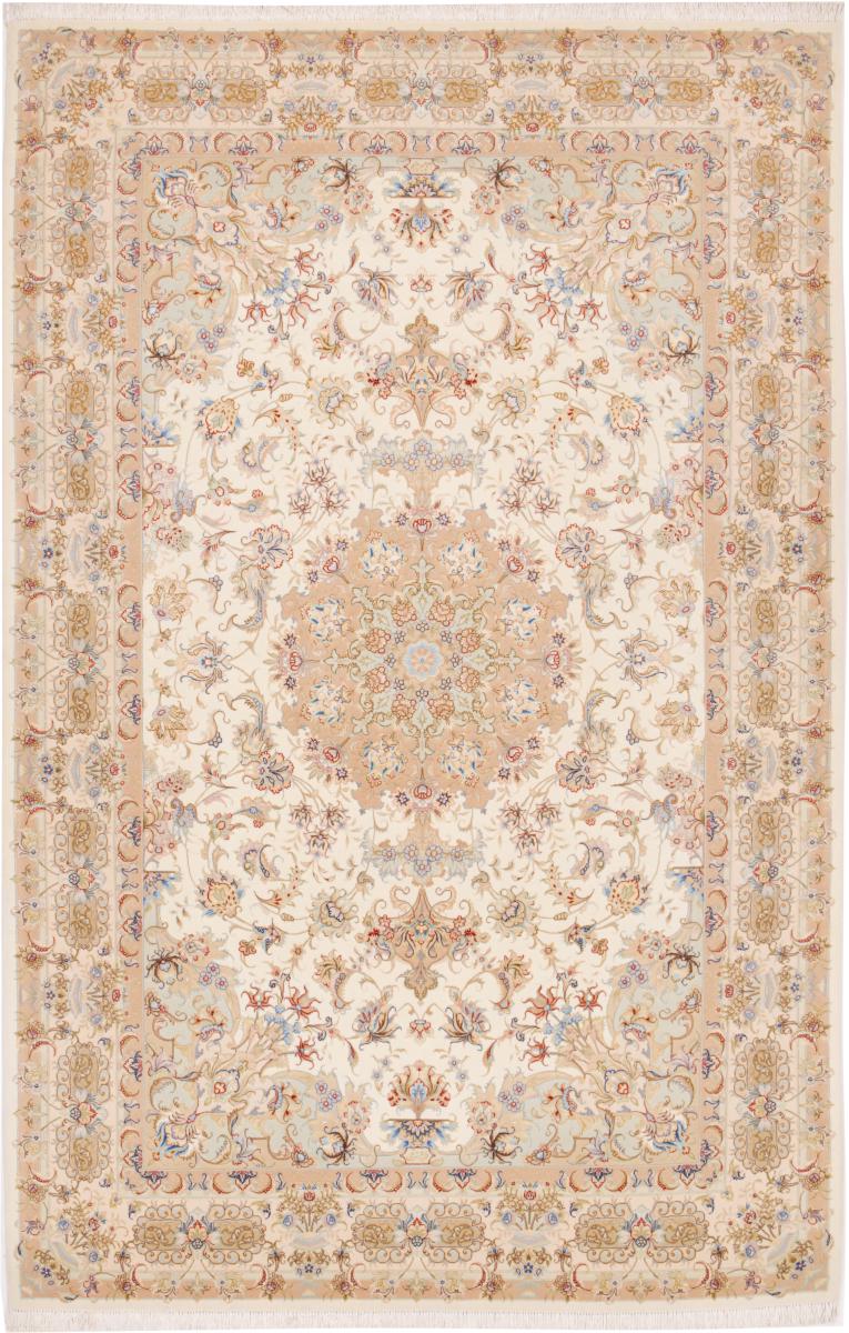 Tappeto persiano Tabriz 50Raj Ordito in Seta 307x197 307x197, Tappeto persiano Annodato a mano