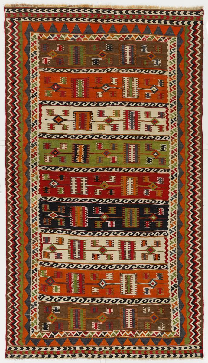 Tappeto persiano Kilim Fars 256x143 256x143, Tappeto persiano Tessuto a mano