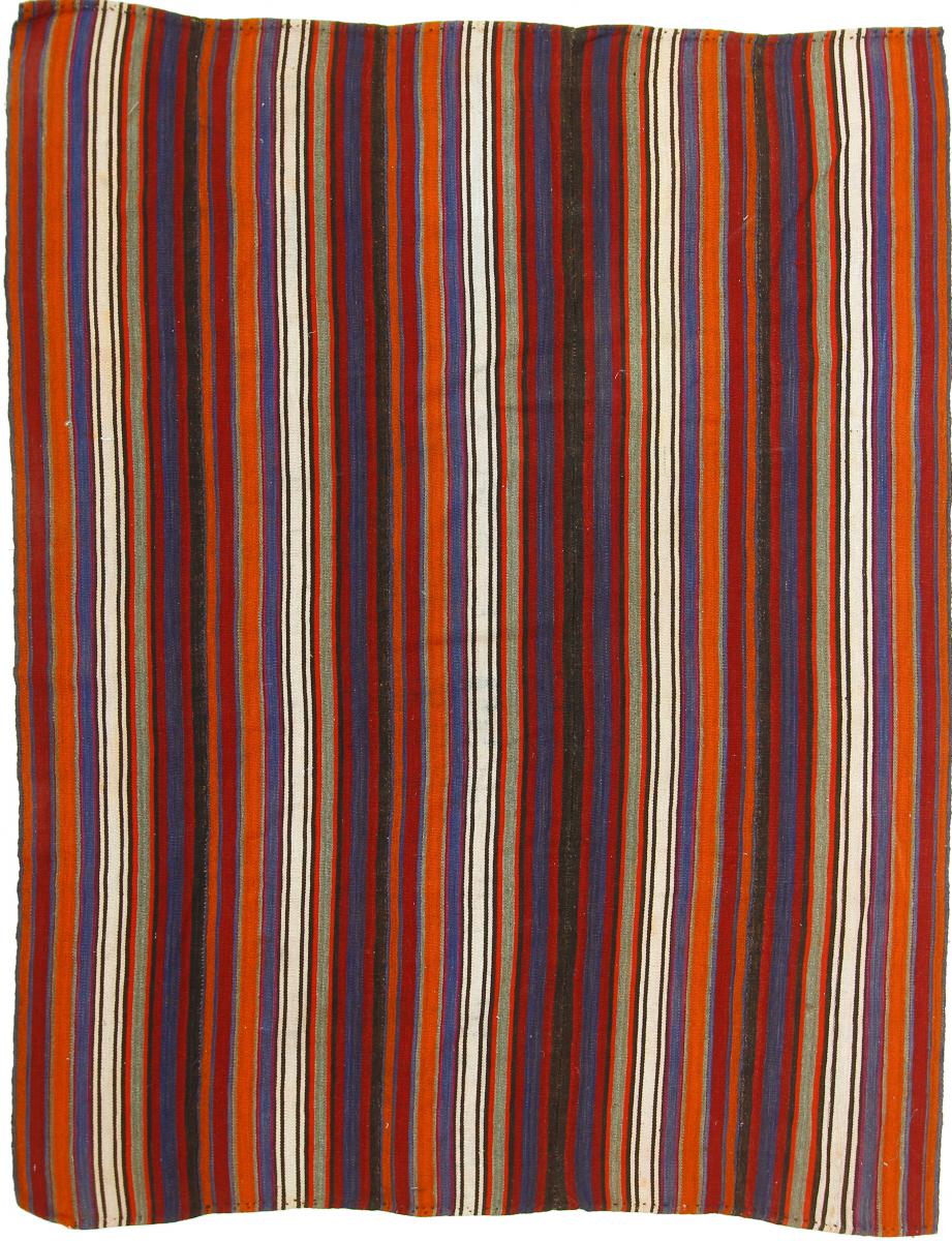 Tapete persa Kilim Fars Antigo 218x174 218x174, Tapete persa Tecido à mão