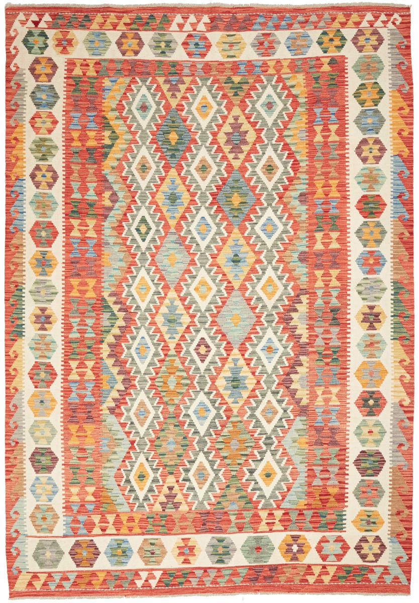 Tappeto Afgano Kilim Afghan 9'9"x6'8" 9'9"x6'8", Tappeto persiano Tessuto a mano