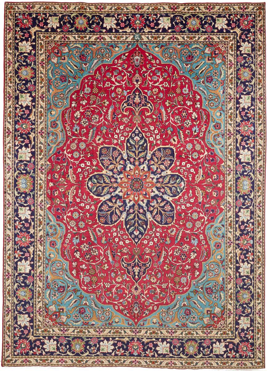 Persian Rug Tabriz 344x251 344x251, Persian Rug Knotted by hand