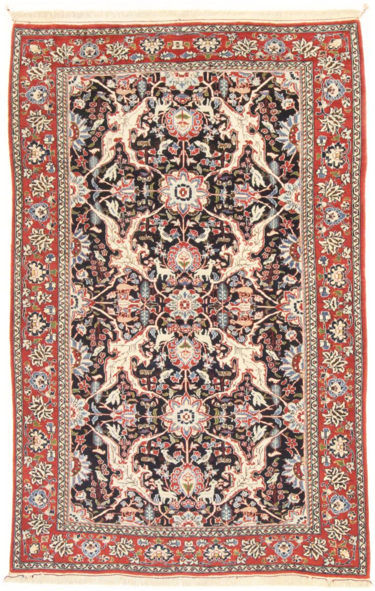 Tapete persa Ghom 195x144 195x144, Tapete persa Atado à mão